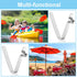 PATIKIL 10 Pack Kayak Paddle Snaps, 6.4x5mm Steel V Shaped Single Pin Push Button Spring Clips for Camping Kayaking
