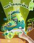 Dino Kids Toddler Roller Skates for Boys Girls,WESKIFAN Dinosaur Quad Skating Shoes with Shiny Light up