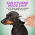 Vet's Best Ear Relief Finger Wipes - 50 Disposable Cleansing Wipes for Dogs, Soothes & Deodorizes