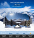 NSSIW Ski Goggles for Men, Women, and Youth, OTG Snowboard Goggles with UV Protection and Anti Fog