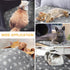 4 Pcs Dog Bed Mat, Reversible Crate Pad, Machine Washable Sleeping Mat for Small, Medium, Large Dogs (Gray, 24 x 36 x