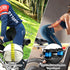 Waterproof Comfort Bike Saddle Seat with Dual Shock Absorbing Ball, Thickened Memory Foam for Indoor Cycling