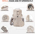 40 Water Bottle Carrier Bag with Strap, Sling Bag for Walking, Hiking, Cycling, Black, Ounces