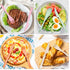 Reusable Travel Utensils Set with Case, 10 Sets Wheat Straw Portable Plastic Fork Spoons Knife Camping Cutlery