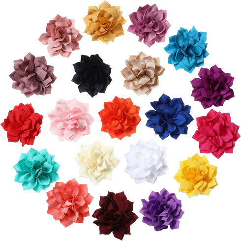 20 Pieces Dog Collar Flowers, Multi Color Pet Flower Bow Ties for Grooming Cat and Dog Accessories