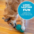 Outward Hound Double-Tuff Interactive Treat Stuffer Dog Chew Toy, Durable Medium Dog Toy, Blue