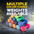 Yes4All Neoprene Coated Dumbbell Hand Weight Sets of 2 - Multiple Weights, 15 Colors, Anti-roll, Anti-Slip