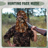 Geyoga Camouflage Leafy Face Mask Ghillie Hunting Gear, 3D Full Face Cover, Camo Balaclava