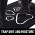 Smiry Dog Door Mat for Muddy Paws, Absorbent Non-Slip Washable Mat, Quick Dry Chenille Mud Mat for Indoor Entry (24x16