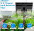 U-V Aquarium Filter for 20-45 Gallon Tank, Hang On Back with Ultra-Quiet Powerful Pump 170GPH