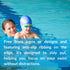 Sporti Kids Latex Swim Cap, Anti-Slip Ribbing, Easy to Wear, Height 7.125" Opening 9" Thin Rubber Bathing Cap