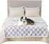 Lesure Waterproof Dog Blanket for Large Dogs, Washable Double-Sided with Warm Jacquard Shag and Soft Sherpa Fleece,