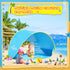 UPF50+ Set Monobeach Baby Beach Tent with Beach Sand Toys Pop Up Portable Shade Pool UV Protection Sun Shelter