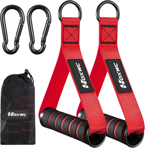 Gym Equipment Cable Attachments - Replacement Fitness Equipment for Strength Trainer, Heavy Duty Cable Machine Handles