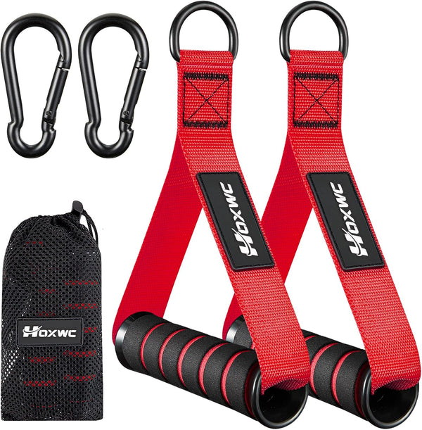 Gym Equipment Cable Attachments - Replacement Fitness Equipment for Strength Trainer, Heavy Duty Cable Machine Handles