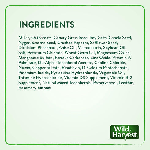 7.5 Oz., Wild Harvest Healthy Benefits Molting Supplement, for All Birds