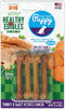 Nylabone Healthy Edibles Natural Puppy Chews, Long Lasting Turkey & Sweet Potato Flavor, X-Small/Petite (4 Count)