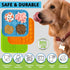 Lick Mat for Dogs, Suction Cup Dog Lick Mat for Anxiety, Slow Feeder Dispensing Treater Lick Pad (Small Blue)
