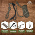 Treestand Safety Rope Lifeline System, 30ft Lifelines for Tree Stand Harness, 350 lb Rated Rope