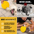 Indestructible Dog Disc, Lifetime Replacement, Heavy Duty Natural Rubber Toy for Medium & Large Breeds