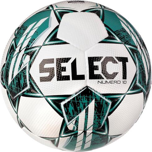 Select Numero 10 Soccer Ball, White/Teal V23, Size 5