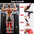 SYNTECSO 220-440Lbs Pull Up Assistance Bands, Heavy-Duty Resistance Bands for Chin-up Workout
