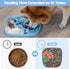 0.75 Inch 3 Puzzle Feeder Snuffle Mat and Lick Mat for Dogs,Texas Textured Slow Feeder, Thin Silicone Mat Holds Cups