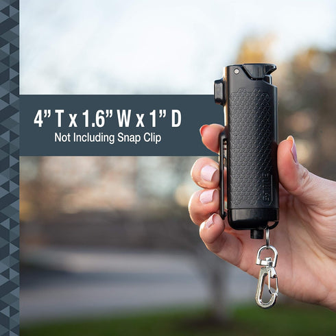 SABRE Safe Escape 3-In-1 Pepper Gel with Seat Belt Cutter & Window Breaker, Keychain for Easy Carry, 0.54 fl oz