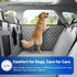 CarChic Hammock 600D Dog Car Seat Cover for Back Seat - Waterproof Pet with Embedded Insert Door Protectors, Oxford