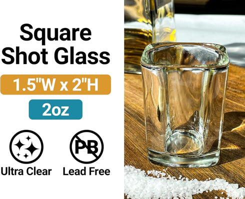 2 oz 2-Pack Green Bay Wisconsin State Shape Design Souvenir Shot Glass Square Green Base
