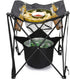 Mind Reader Folding Tailgate Table, Camping Gadgets, Tailgate Essentials, Portable Cooler, 23.25"