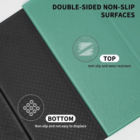 (74" 31.5" 0.32"), 8mm Foldable Yoga Mat Extra Thick & Large x x Double-Sided Non Slip & Lightweight Fitness Mat, Thick
