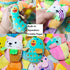 28Pcs Set Squeaky Dog Toys Bulk - Cute Small Dog Toys Plush Puppy Chew Toys for Small/Medium Dogs, Interactive Pet Toys