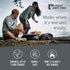 Light My Fire Flint Fire Starter Ferro Rod, 2-in-1 Survival Tool for Campfires, 3,000 Strikes