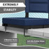 Stadium Seats with Back Support,Bleacher Chairs with Cushion, Portable Folding Stadium Chair with Removable Cushion