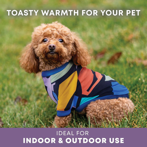 Rocky Thermal Jacket for Dogs, Fleece Lined Sweater, Warm Coat Bodysuit for Small Medium Large Dogs Cats