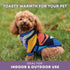 Rocky Thermal Jacket for Dogs, Fleece Lined Sweater, Warm Coat Bodysuit for Small Medium Large Dogs Cats