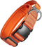 Tough Tactical Dog Collar with Handle, Military Adjustable Collar for Training (Medium, Orange)