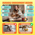 TRECKPET Dog Treat Dispenser Toy interactive-Treat puzzle toys for dogs mental stimulation-puzzle feeder dog
