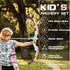 Set 2 Pack Set 20 5 6 7 8 9 10 11 12 4-8 8-12 Bow and Arrow Girl Toys: LED Light Up Archery with Suction Cup Arrows