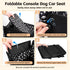 Kfonla 15lbs Center Console Dog Car Seat, Portable Pet Cat Puppy Booster Armrest Carseat, Anti-Collapse Pet Car Seat