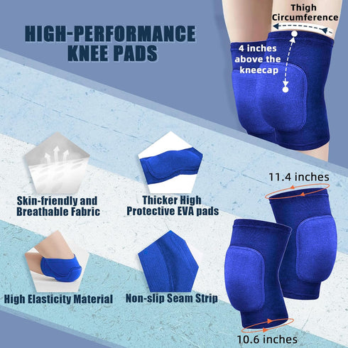 UMACWIN Volleyball Accessories Set for Women Girls Youth - Volleyball Knee Pads, Arm Sleeves, Sweatband, Scrunchie,
