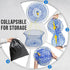 Synceduo 50ft Crab Ring Trap Collapsible Fishing Hoop Net Pots for Crabbing Bait Traps for Blue Crabs Dungeness