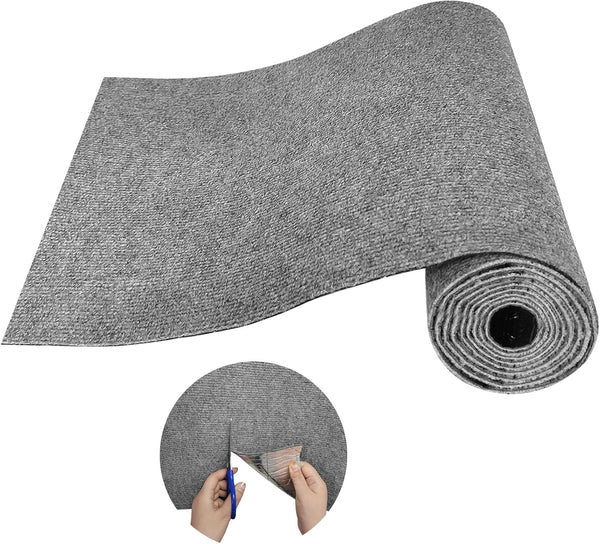 Trimmable Cat Scratching Post Carpet Covered 78.7”x15.8”, Self-Adhesive Replacement Parts Mat for Cat Tree Shelf