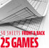 Franklin Sports MLB Baseball + Softball Scorebook - Official Coaching Scorekeeper for 25 Games