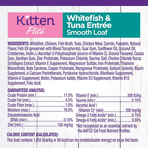 Wellness Complete Health Grain-Free Wet Canned Cat Food - Natural Ingredients, Real Meat, Smooth Pate, 3 oz, Pack of 24