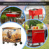 Xumfabuy 80-100 Horse Print Patio Cooler Cover, Outdoor Bar Cart Cover for Quart Rolling Ice Chest Cooler, Cart Covers
