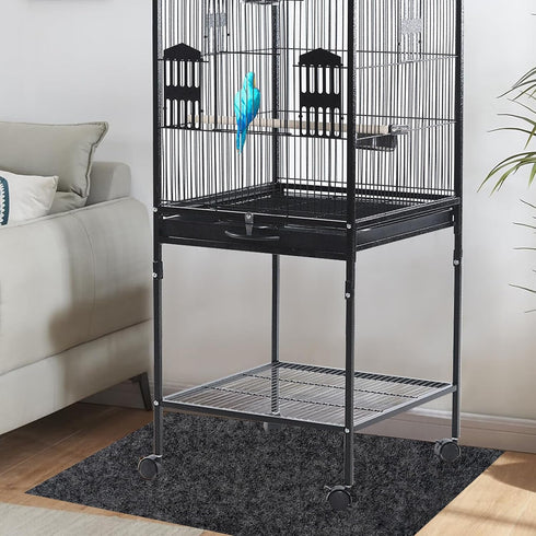 30x36 Inch Bird Cage Floor Mat, Waterproof Under Pet Cage Liner Mat for Kennel Training, Reptile Aquariums, Non-Slip