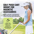 Stripebird 2.0 - Golf Push Cart Mount for Magnetic Accessories (Blue) - Push Cart Strap for Quick and Easy Access