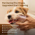 Vet-Recommended 50 Count HICC PET Pro Dog Teeth Cleaning Wipes, Finger Toothbrush for Dogs & Cats, No-Rinse Dental Care
